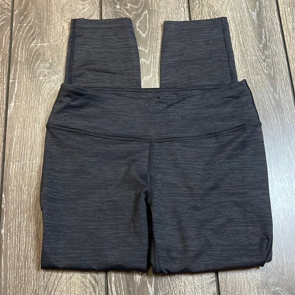 Outdoor Voices Heathered Black Cropped Leggings Women's Size S